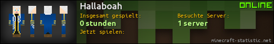 Benutzerleisten 560x90 für Hallaboah