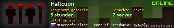 Benutzerleisten 560x90 für Hallcuon