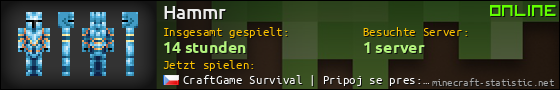 Benutzerleisten 560x90 für Hammr