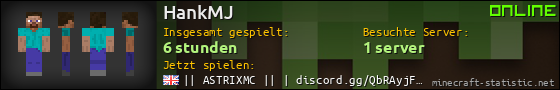Benutzerleisten 560x90 für HankMJ