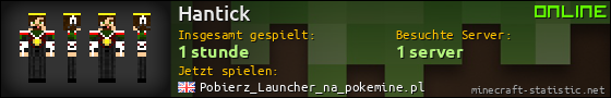 Benutzerleisten 560x90 für Hantick