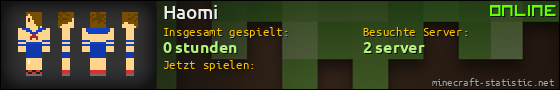 Benutzerleisten 560x90 für Haomi