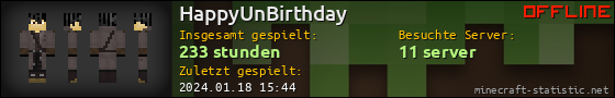 Benutzerleisten 560x90 für HappyUnBirthday