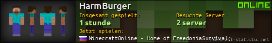 Benutzerleisten 560x90 für HarmBurger