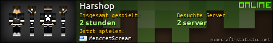 Benutzerleisten 560x90 für Harshop