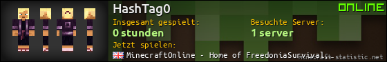 Benutzerleisten 560x90 für HashTag0