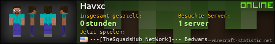 Benutzerleisten 560x90 für Havxc