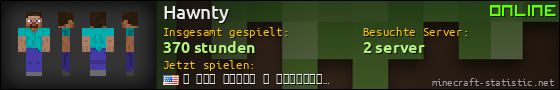 Benutzerleisten 560x90 für Hawnty