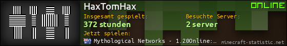 Benutzerleisten 560x90 für HaxTomHax