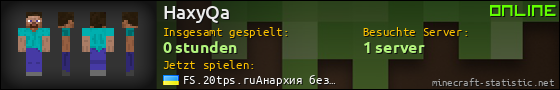 Benutzerleisten 560x90 für HaxyQa