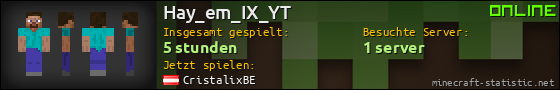 Benutzerleisten 560x90 für Hay_em_IX_YT