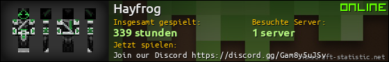 Benutzerleisten 560x90 für Hayfrog