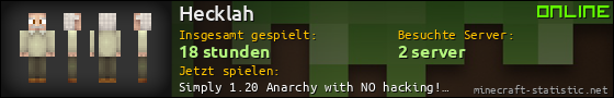 Benutzerleisten 560x90 für Hecklah