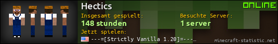 Benutzerleisten 560x90 für Hectics