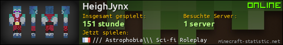 Benutzerleisten 560x90 für HeighJynx