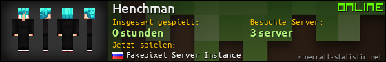 Benutzerleisten 560x90 für Henchman