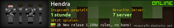 Benutzerleisten 560x90 für Hendra