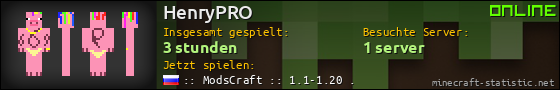 Benutzerleisten 560x90 für HenryPRO