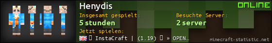 Benutzerleisten 560x90 für Henydis