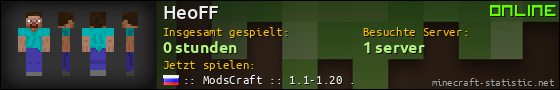 Benutzerleisten 560x90 für HeoFF