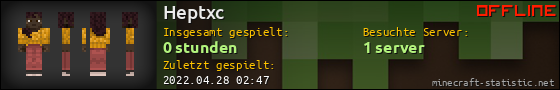 Benutzerleisten 560x90 für Heptxc