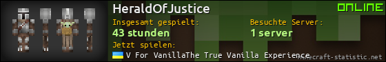 Benutzerleisten 560x90 für HeraldOfJustice