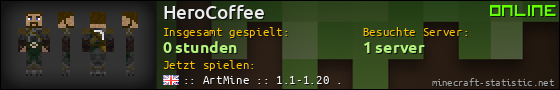 Benutzerleisten 560x90 für HeroCoffee