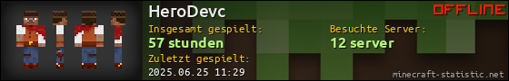 Benutzerleisten 560x90 für HeroDevc