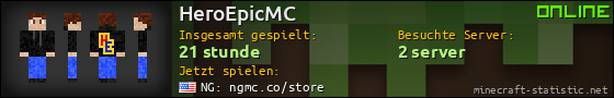 Benutzerleisten 560x90 für HeroEpicMC