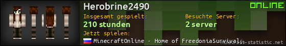 Benutzerleisten 560x90 für Herobrine2490