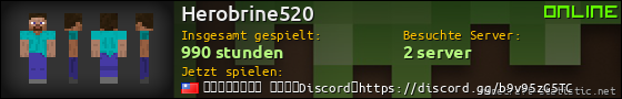 Benutzerleisten 560x90 für Herobrine520