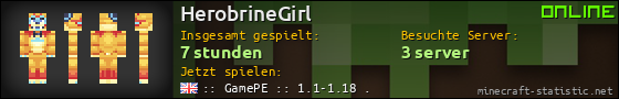 Benutzerleisten 560x90 für HerobrineGirl