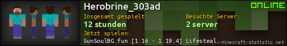 Benutzerleisten 560x90 für Herobrine_303ad