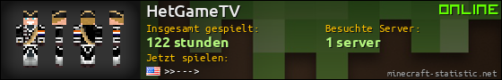 Benutzerleisten 560x90 für HetGameTV