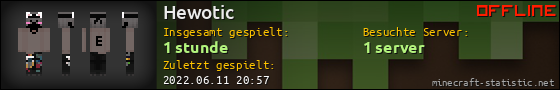 Benutzerleisten 560x90 für Hewotic