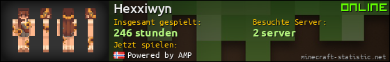 Benutzerleisten 560x90 für Hexxiwyn