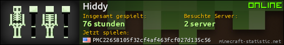 Benutzerleisten 560x90 für Hiddy