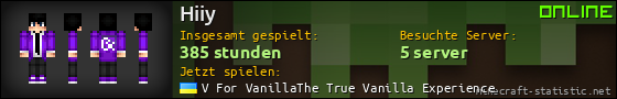 Benutzerleisten 560x90 für Hiiy