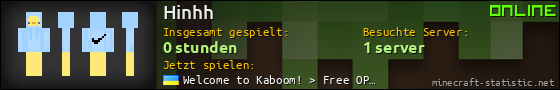 Benutzerleisten 560x90 für Hinhh
