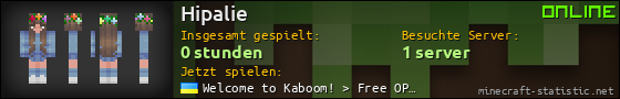 Benutzerleisten 560x90 für Hipalie