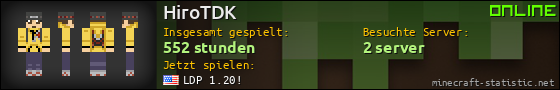 Benutzerleisten 560x90 für HiroTDK