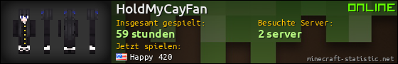 Benutzerleisten 560x90 für HoldMyCayFan