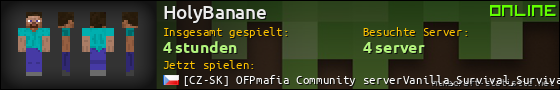 Benutzerleisten 560x90 für HolyBanane