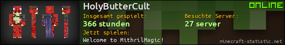 Benutzerleisten 560x90 für HolyButterCult