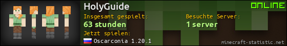 Benutzerleisten 560x90 für HolyGuide