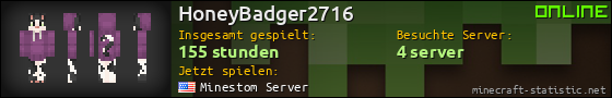 Benutzerleisten 560x90 für HoneyBadger2716