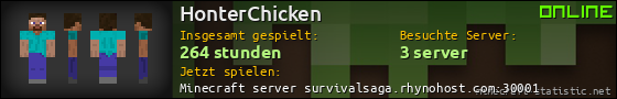 Benutzerleisten 560x90 für HonterChicken