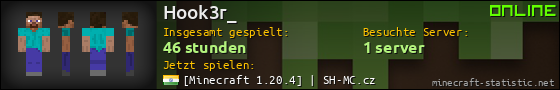 Benutzerleisten 560x90 für Hook3r_