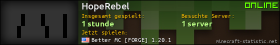 Benutzerleisten 560x90 für HopeRebel