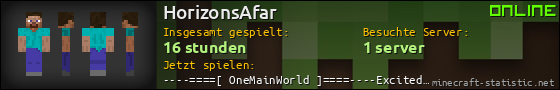 Benutzerleisten 560x90 für HorizonsAfar